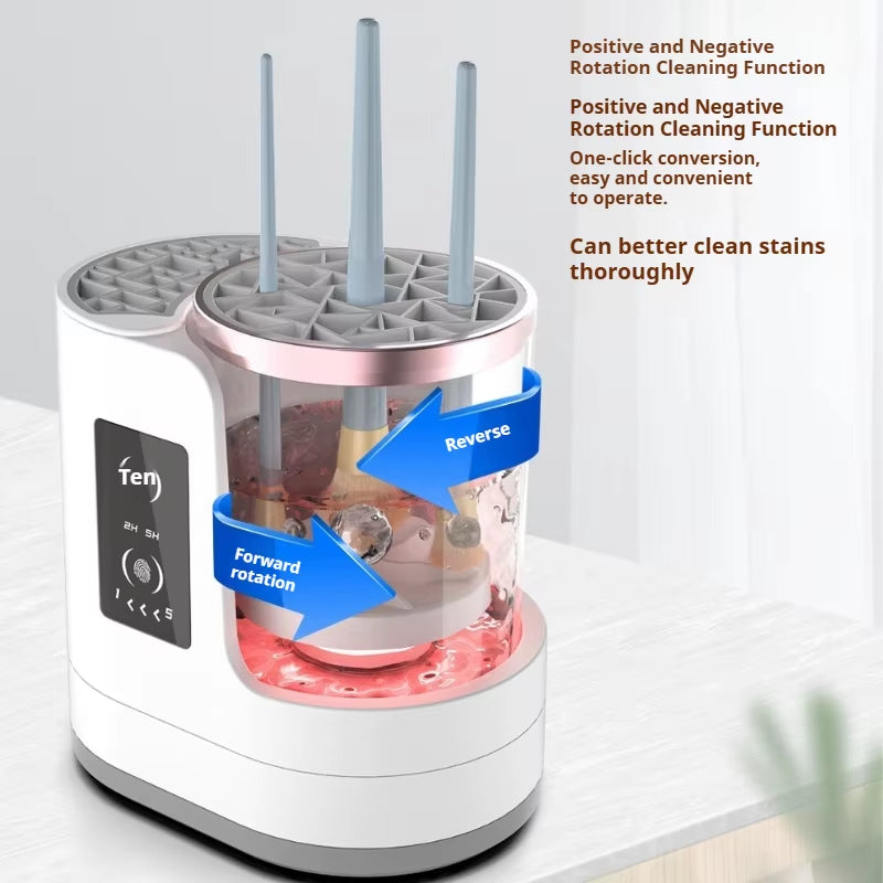 Makeup Brush Cleaner Electric Drying and Brush-Washing a Fully Automatic Cleaning Tool That Doesn'T Damage the Bristles