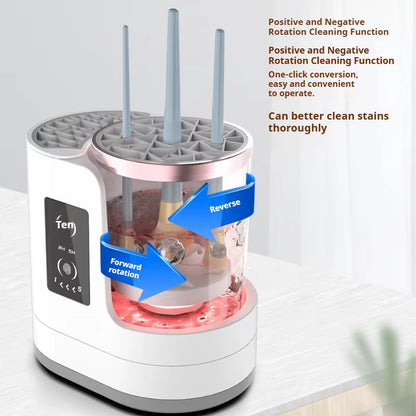 Makeup Brush Cleaner Electric Drying and Brush-Washing a Fully Automatic Cleaning Tool That Doesn'T Damage the Bristles